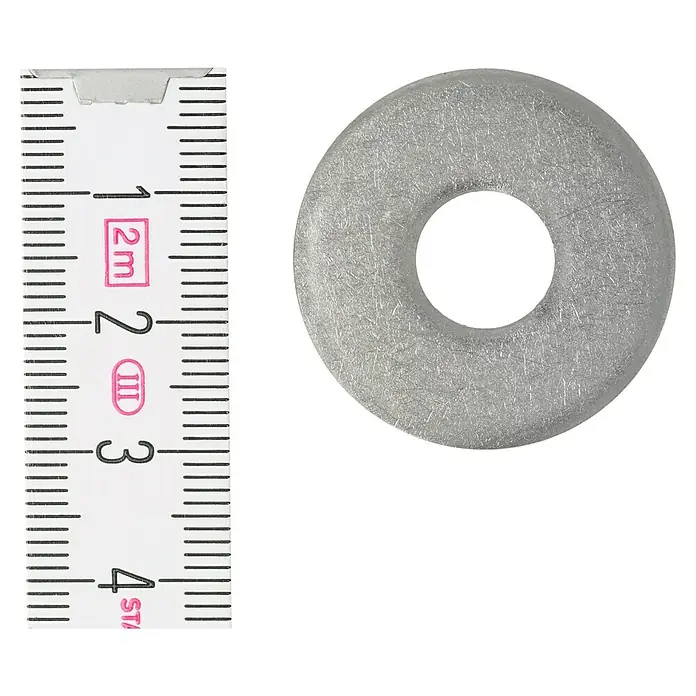 Profi Depot Alátét A2 - Külső átmérő: 30 mm, Rozsdamentes acél - Felülnézet