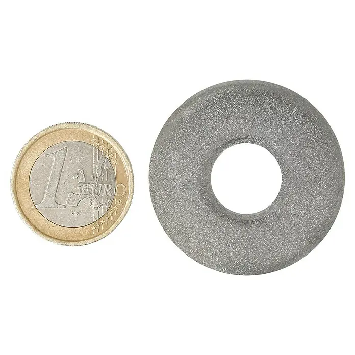 Profi Depot Alátét A2 - Külső átmérő: 40 mm, Rozsdamentes acél - Felülnézet