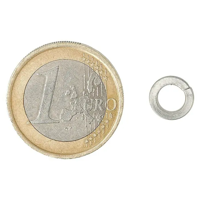 Stabilit Federring A2 - Innendurchmesser: 5,1 mm, Edelstahl, 16 Stk. - Draufsicht
