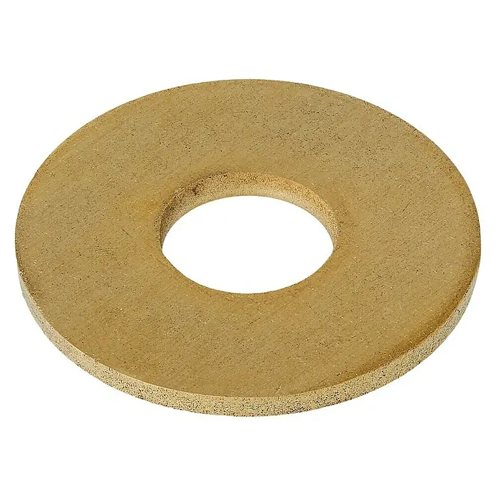 Stabilit Arandela redonda - Diámetro interior: 8,4 mm, Diámetro exterior: 24 mm, Latón, Brillante, 8 uds., DIN 9021 - Vista angular