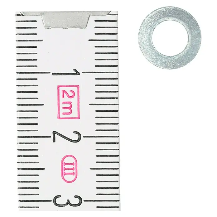 Profi Depot Unterlegscheibe - Innendurchmesser: 5,3 mm, Außendurchmesser: 10 mm, 100 Stk. - Draufsicht