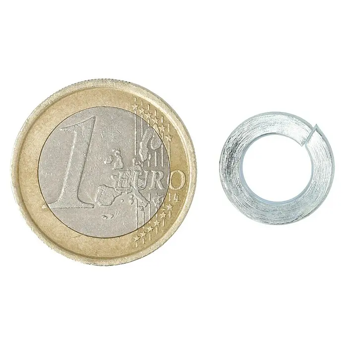 Profi Depot Federring - 8,1 mm, 100 Stk., DIN 127, Verzinkt - Draufsicht