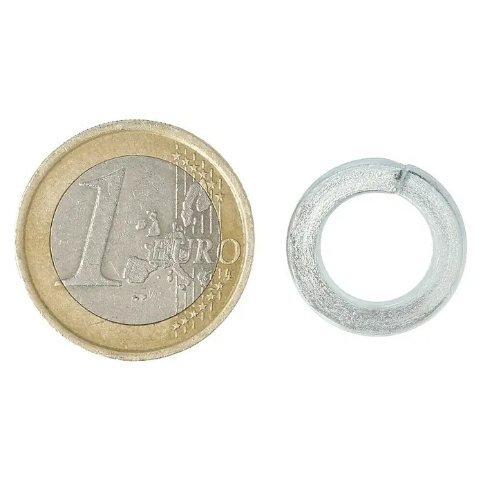 Profi Depot Federring - 10,2 mm, 100 Stk., DIN 127, Verzinkt - Draufsicht