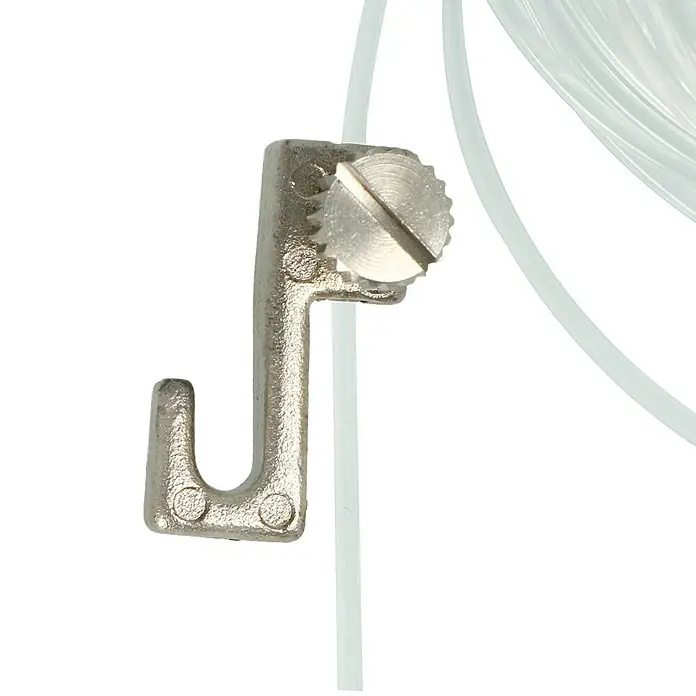 Nielsen Gancho para colgar cuadros - Carga soportada: 5 kg, 2 uds., Metal, Plateado - Primer plano
