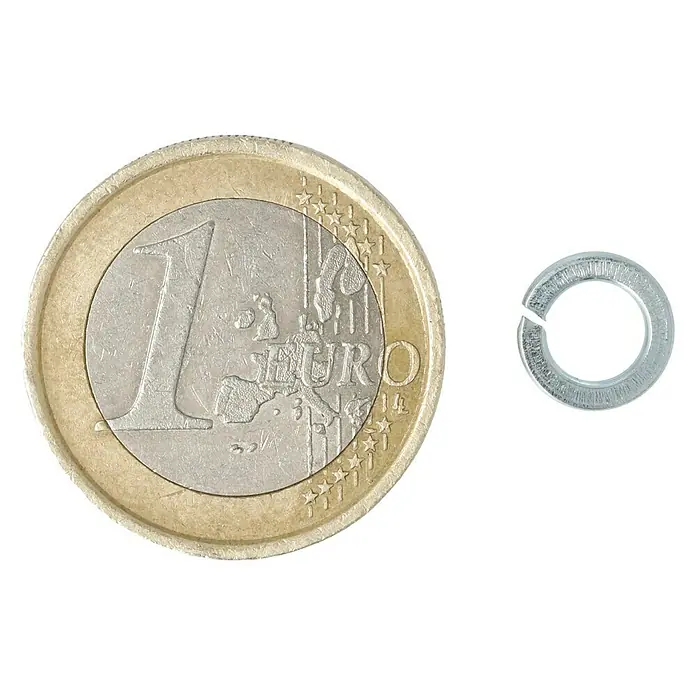 Profi Depot Federring - 5,1 mm, 100 Stk., DIN 127, Verzinkt - Draufsicht