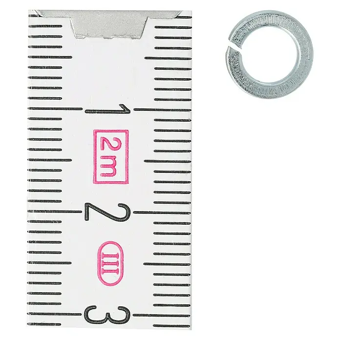 Profi Depot Federring - 5,1 mm, 100 Stk., DIN 127, Verzinkt - Draufsicht