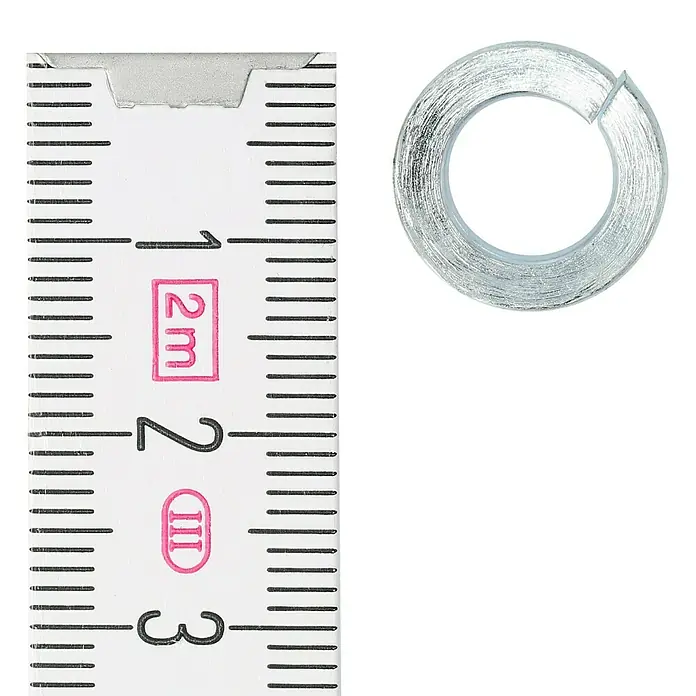 Profi Depot Federring - 8,1 mm, 100 Stk., DIN 127, Verzinkt - Draufsicht