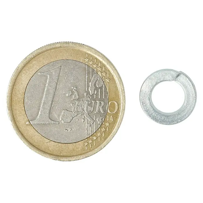 Profi Depot Federring - 6,1 mm, 100 Stk., DIN 127, Verzinkt - Draufsicht