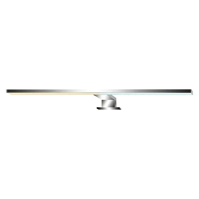 Briloner Aplique LED para espejo Lago - 8 W, L x An x Al: 5,5 x 65 x 6,6 cm, Blanco neutro - Vista angular