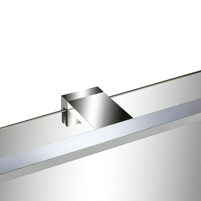 Briloner Aplique LED para espejo Lago - 8 W, L x An x Al: 5,5 x 65 x 6,6 cm, Blanco neutro - Primer plano