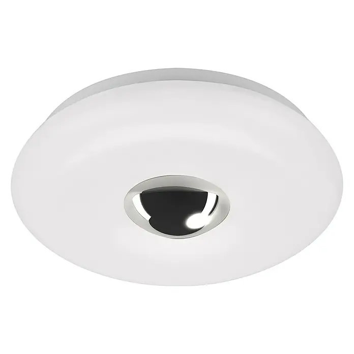 Briloner Plafón LED redondo Nalu - 12 W, Ø x Al: 29 x 8 cm, Blanco neutro - Vista angular