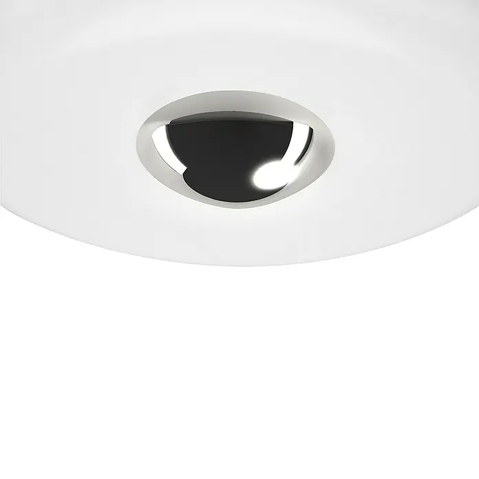 Briloner Plafón LED redondo Nalu - 12 W, Ø x Al: 29 x 8 cm, Blanco neutro - Primer plano