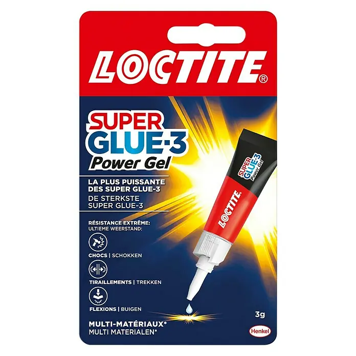 Loctite Super Glue-3 Secondelijm Power Gel 3G - 3 g - Vooraanzicht