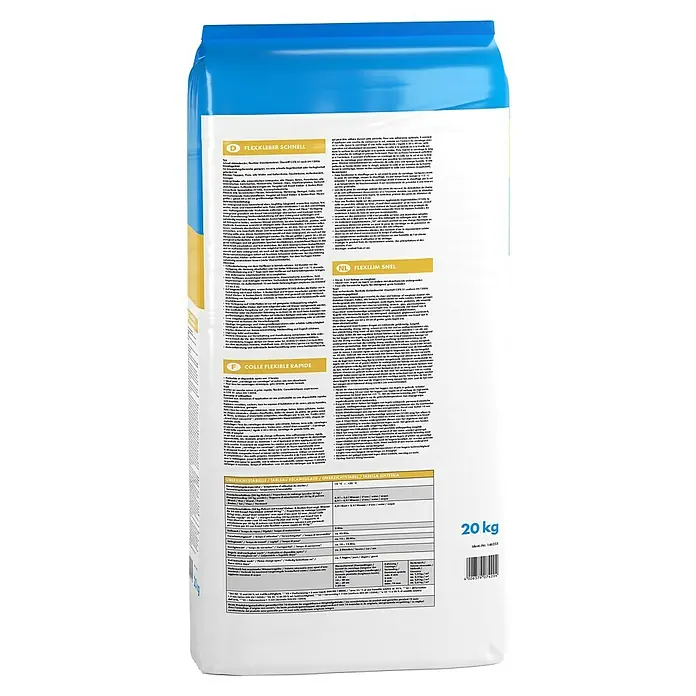 Knauf Flexkleber Schnell - 20 kg, Begehbar nach: 3 h - Rückansicht