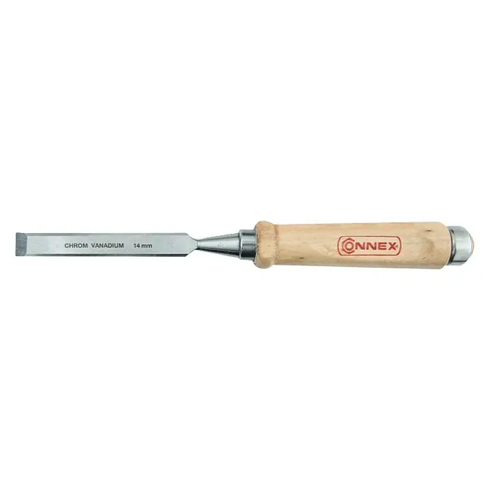 Cincel - Anchura de hoja: 14 mm, Material empuñadura: Madera - Vista descendente