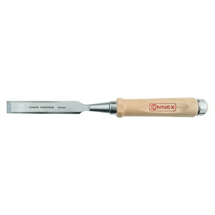 Cincel - Anchura de hoja: 18 mm, Material empuñadura: Madera - Vista descendente
