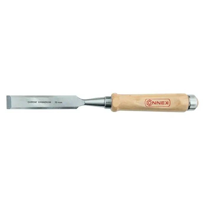 Cincel - Anchura de hoja: 20 mm, Material empuñadura: Madera - Vista descendente