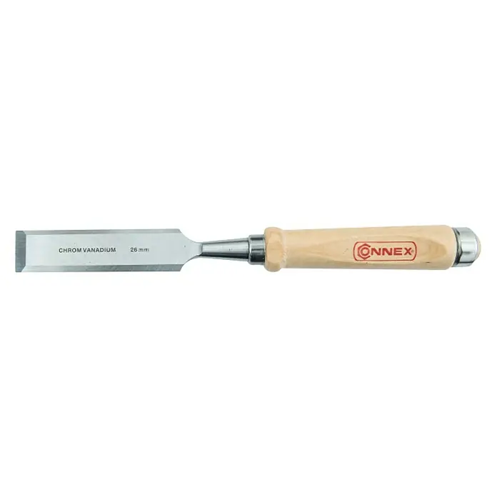 Cincel - Anchura de hoja: 26 mm, Material empuñadura: Madera - Vista descendente
