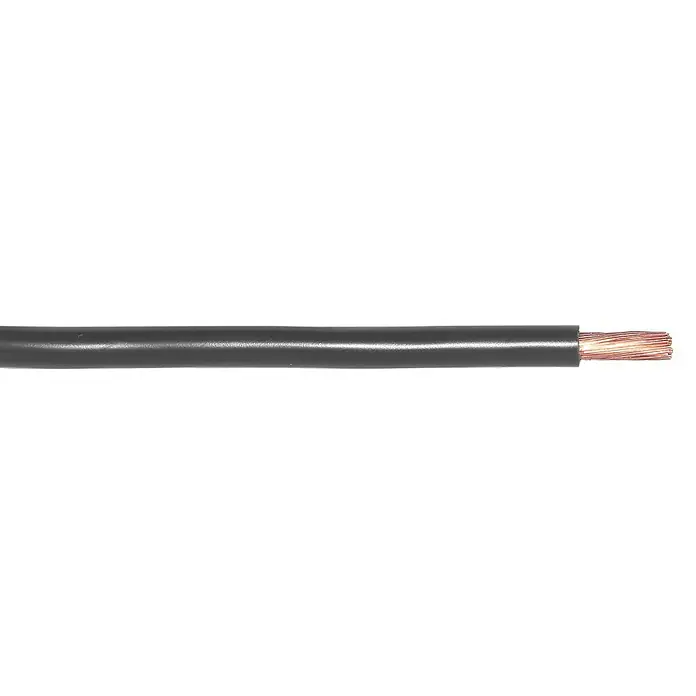 Aderleitung Meterware H07 V-K - Schwarz, 10 mm² - Detailaufnahme