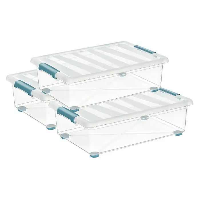 Set de cajas Katla - L x An x Al: 59 x 39 x 18,5 cm, 28 l - Vista angular
