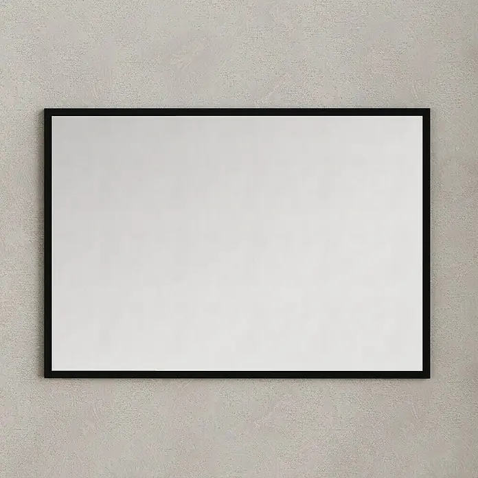 Espejo Arosa - 100 x 80 cm, Negro - Foto ambiente