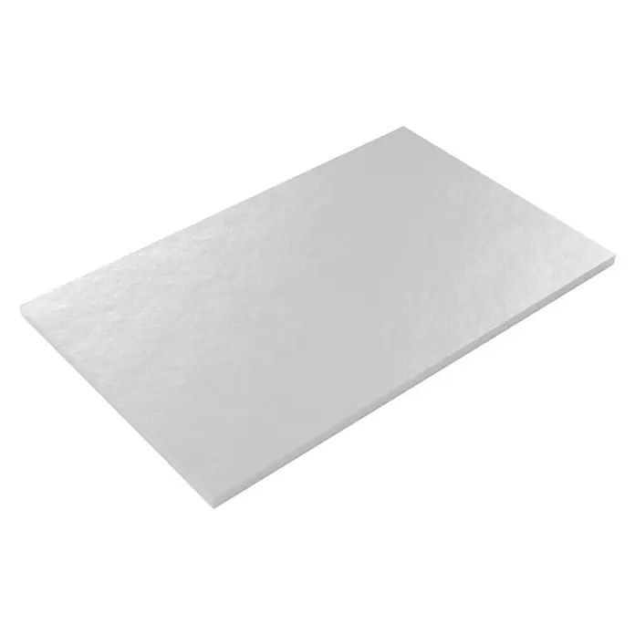 Encimera para lavabo pizarra - L x An x Al: 46 x 121 x 1,5 cm, Blanco - Vista angular