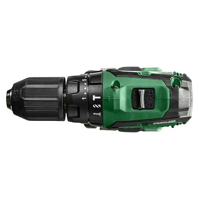 Hikoki Taladro atornillador de batería DV18DD - 18 V, 2 baterías, 3 Ah, Número de revoluciones de marcha en vacío: 440 r.p.m. - 1.700 r.p.m. - Vista superior