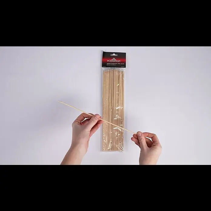 Grillstar Pinchos de bambú - 100 uds., Bambú