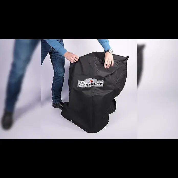 Kingstone Funda protectora para barbacoa - Negro, Específico para: Barbacoa esférica de 57 cm