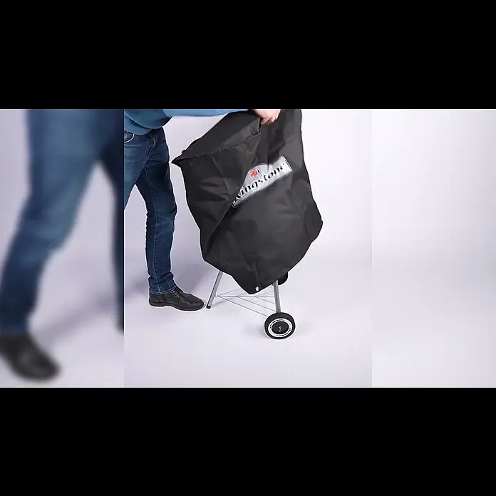 Kingstone Funda protectora para barbacoa Deluxe - Poliéster, Específico para: Barbacoa de bola, Barbacoa esférica de 47 cm