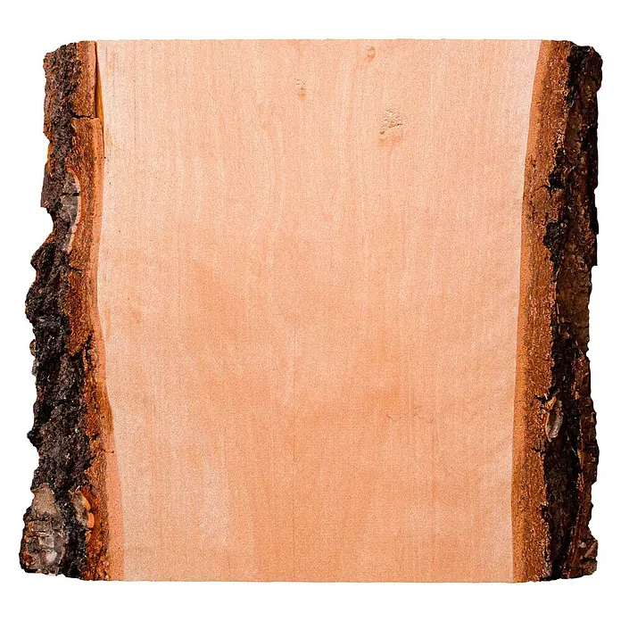 Blockware - Birke, Anfallende Breite: 15 cm - 21 cm, L x S: 1,2 m x 2,6 cm - Vorderansicht