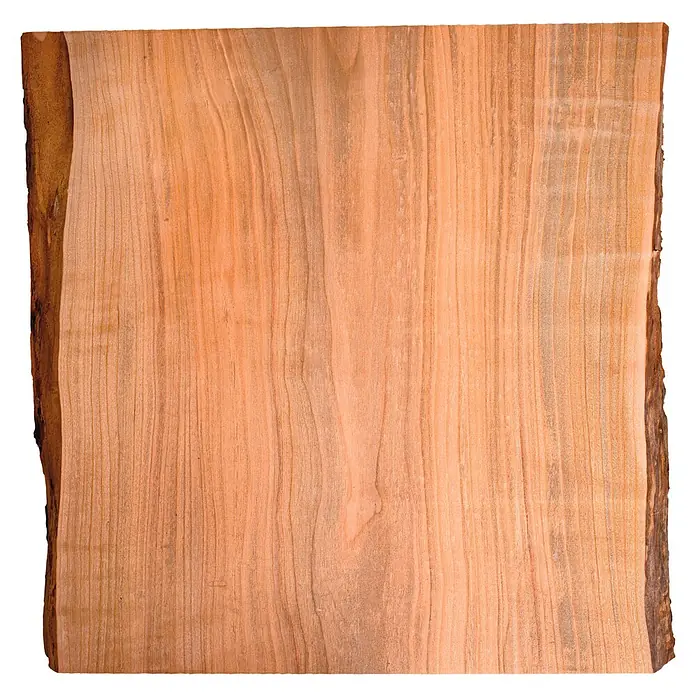 Blockware - Kirsche, Anfallende Breite: 22 cm - 28 cm, L x S: 2 m x 2,6 cm - Vorderansicht