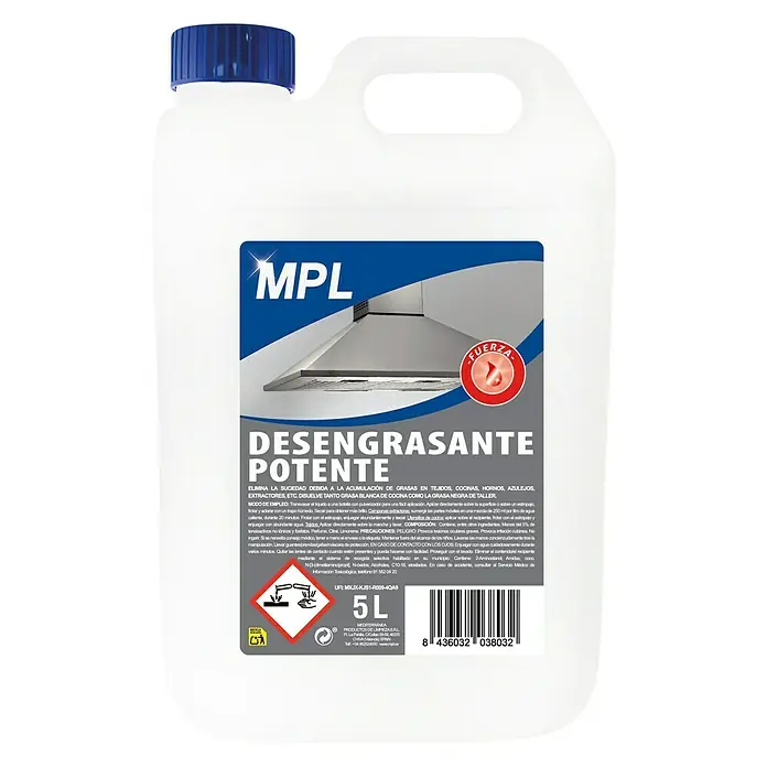 MPL Limpiador desengrasante Potente - 5 l, Bidón - Vista frontal