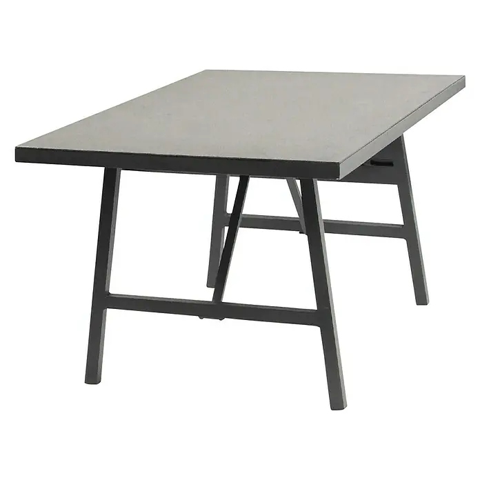 Acamp Loungemöbel-Set Signature - 3 -tlg., Aluminium/Polyester, Anthrazit/Grau - Diagonale Ansicht