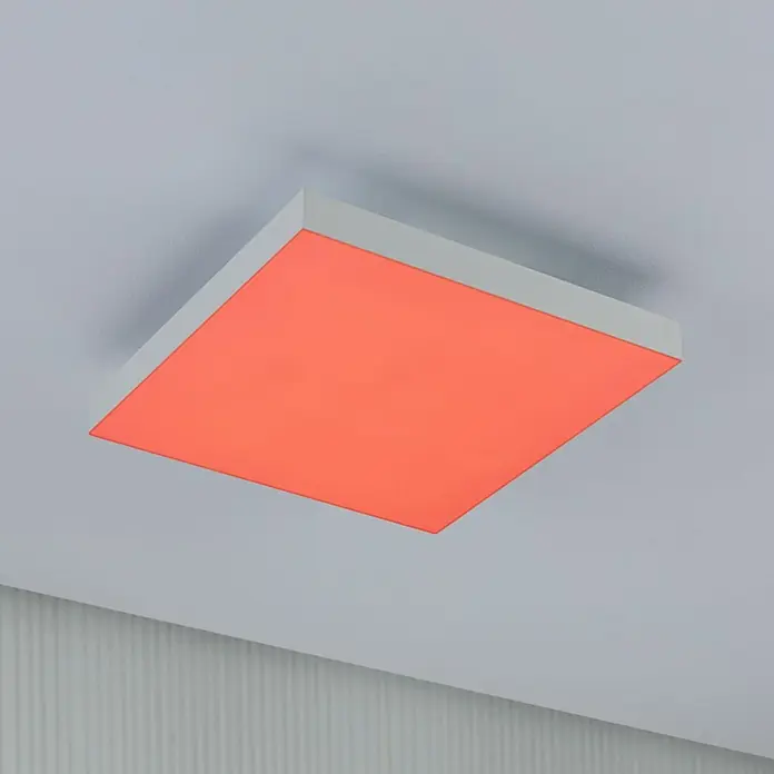 Paulmann LED-Panel - 16 W, L x B x H: 29,5 x 29,5 x 6,4 cm, Weiß, Warmweiß - Stimmungsaufnahme
