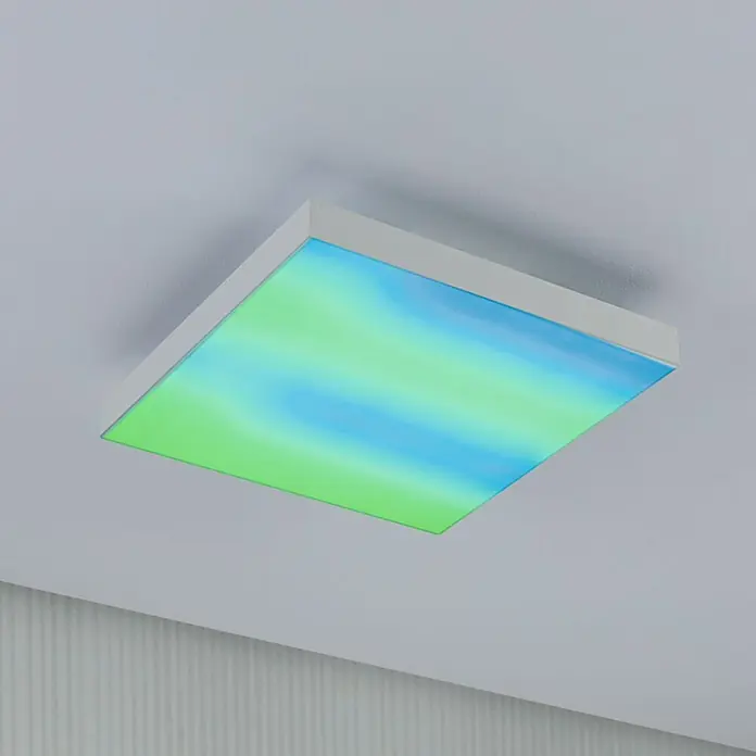 Paulmann LED-Panel - 16 W, L x B x H: 29,5 x 29,5 x 6,4 cm, Weiß, Warmweiß - Stimmungsaufnahme