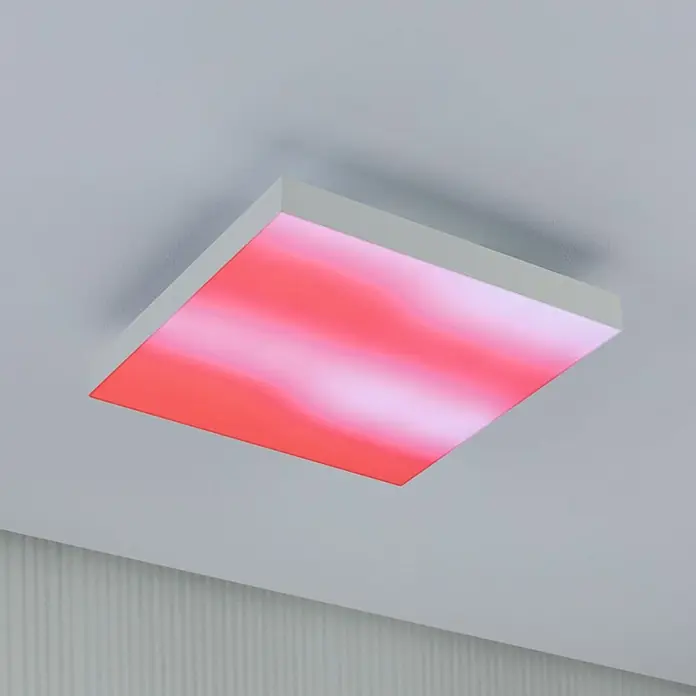 Paulmann LED-Panel - 16 W, L x B x H: 29,5 x 29,5 x 6,4 cm, Weiß, Warmweiß - Stimmungsaufnahme