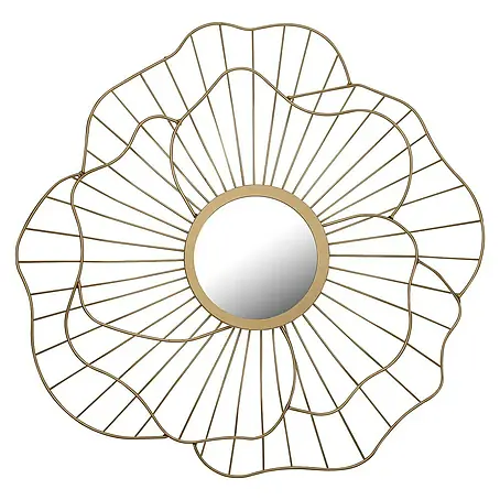 Espejo redondo Flor