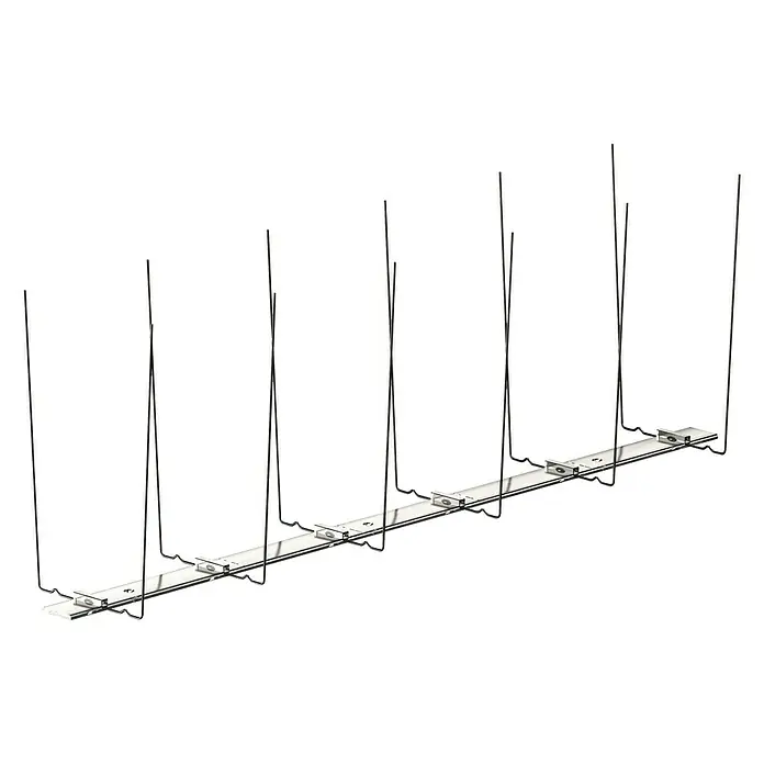 Sarei Taubenschutz Typ 1 - 33,3 x 20 x 11 cm, Zweireihig - Diagonale Ansicht