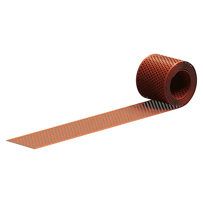 Sarei Vogelschutzgitter - 5 m x 100 mm, Rot - Diagonale Ansicht