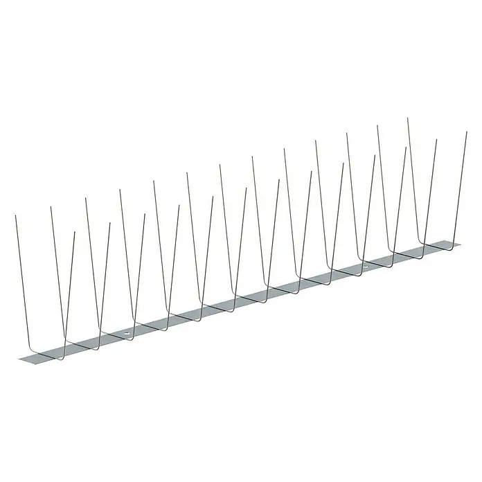 Sarei Taubenschutz Typ 3 - 50 x 20 x 11 cm, Zweireihig - Diagonale Ansicht