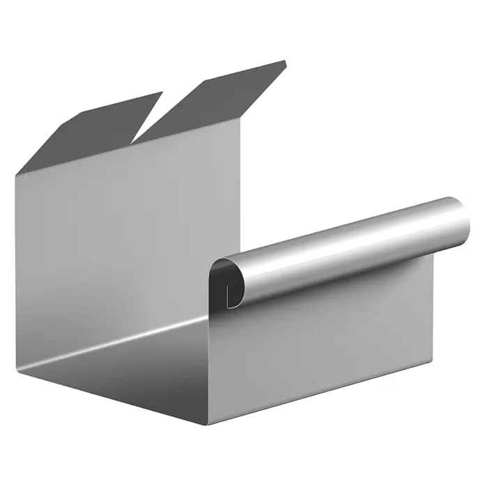 Sarei Kastenrinnenverbinder - Nennweite: 70 mm, Aluminium, Aluminium - Diagonale Ansicht