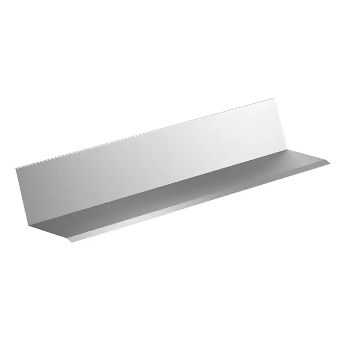 Sarei Anschlussprofil - Typ: HG 14, 1.000 x 73,5 x 10 mm, Winkel: 110 °, Aluminium - Diagonale Ansicht