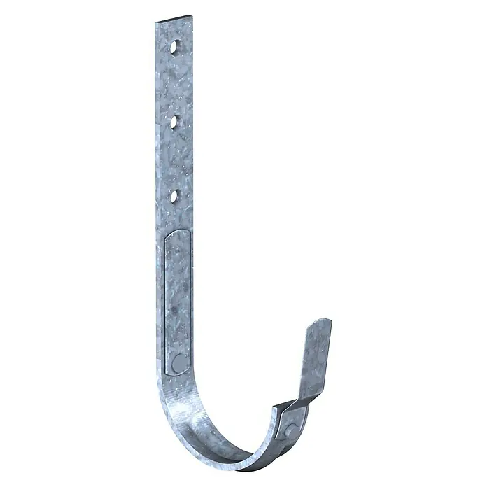 Sarei Dachrinnenhalter - Nennweite: 80 mm, Stahl, Verzinkt - Diagonale Ansicht
