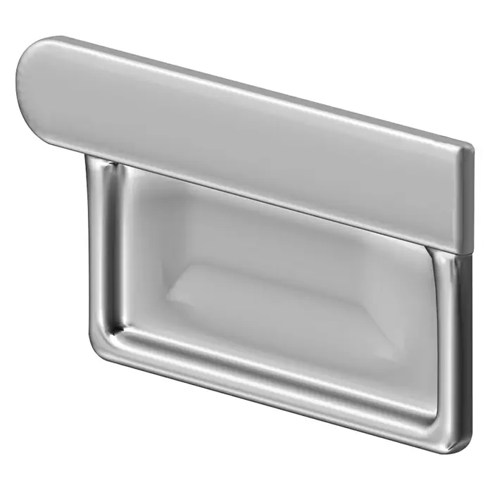 Sarei Rinnenendstück - Nennweite: 85 mm, Ausführung: Rechts, Zink, Kasten - Diagonale Ansicht