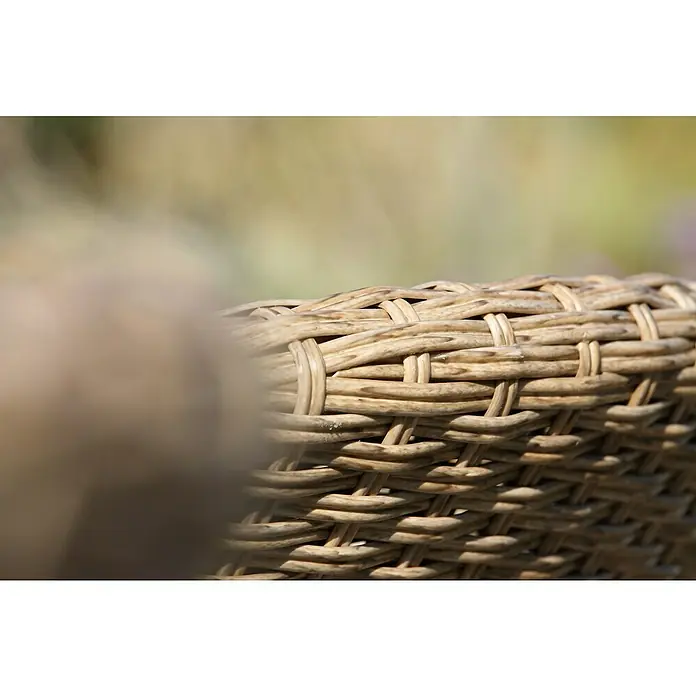Acamp Gartenmöbel-Set Atacama - 5 -tlg., Akazienholz/Aluminium/Polyrattan/Polyester, Teak-färbig/Beige/Braun - Detailaufnahme