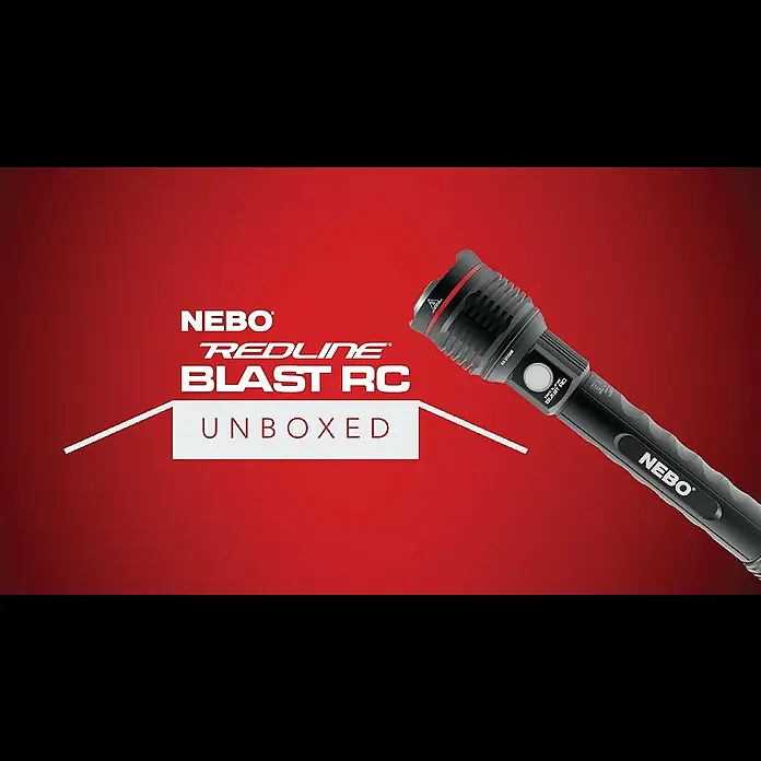 Nebo Tools Redline Linterna LED Blast - 32 lm - 3.200 lm, Aluminio, 2 h - 4,5 h - Unboxed NEBO