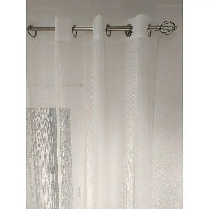 Visillo para ventana Candy - An x Al: 140 x 270 cm, 100% poliéster, Beige - Foto ambiente