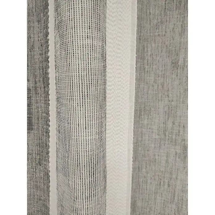 Visillo para ventana Candy - An x Al: 140 x 270 cm, 100% poliéster, Beige - Primer plano