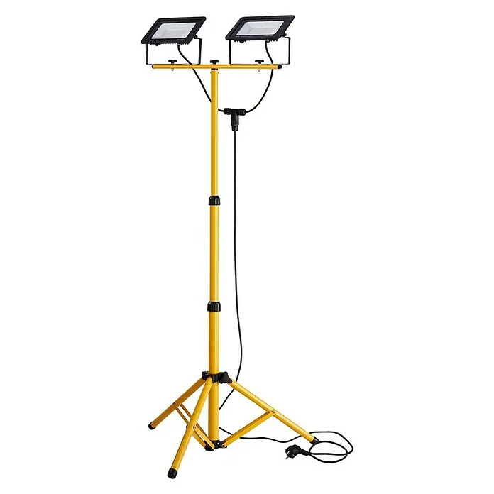 Prijenosni LED reflektor - 2 x 50 W, Svjetlosna snaga: 8.000 lm - Dijagonalni pogled